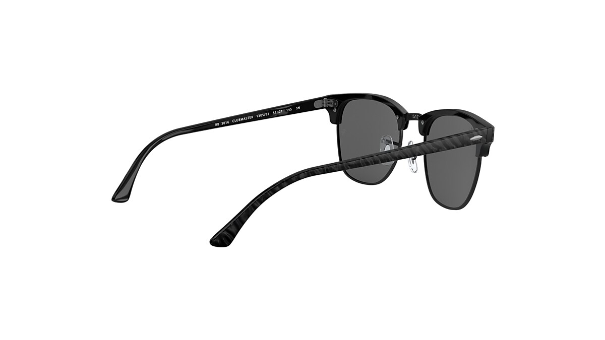 CLUBMASTER MARBLE Sunglasses in Black and Dark Grey - RB3016 | Ray