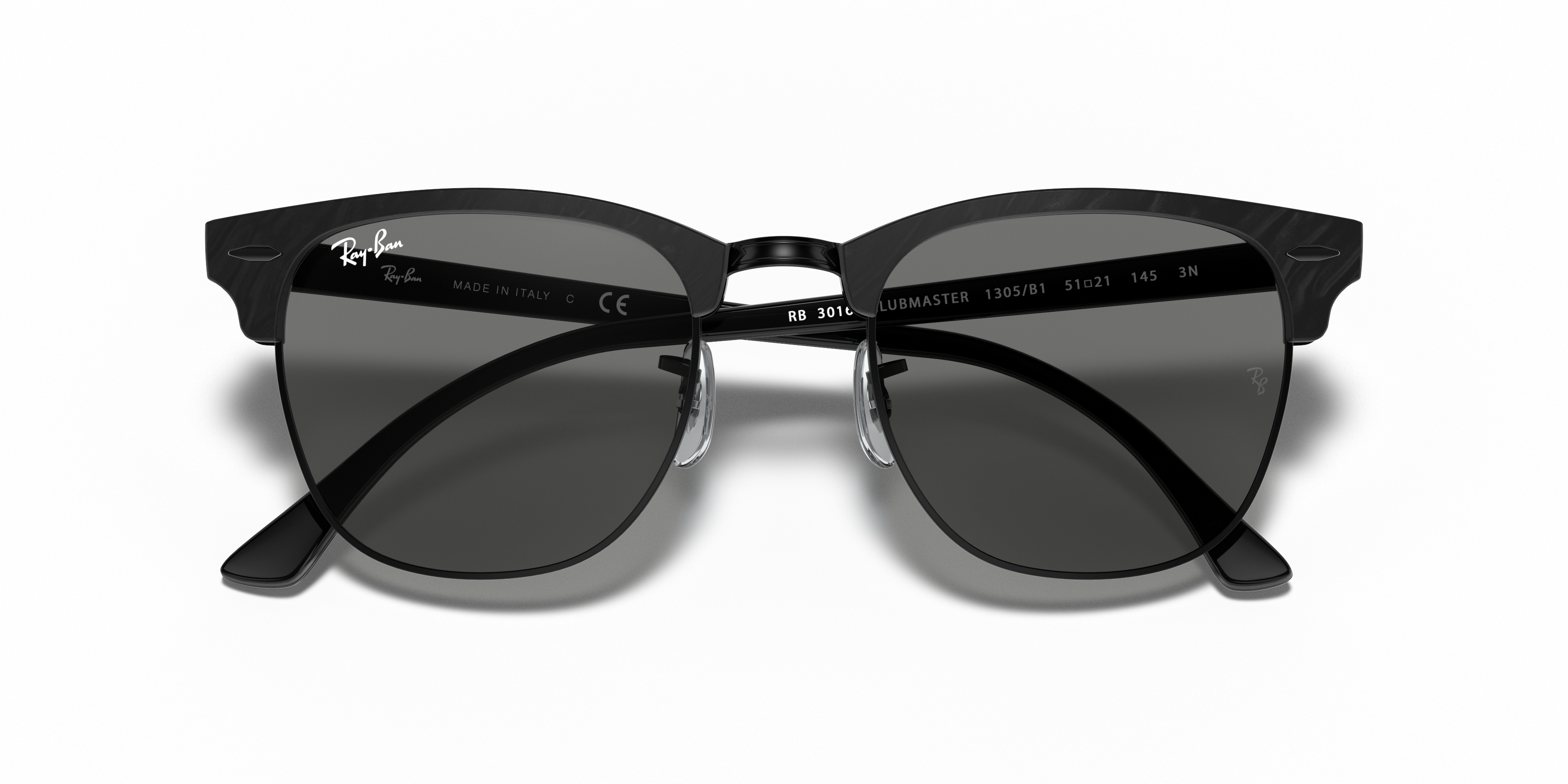 matte black ray ban clubmaster