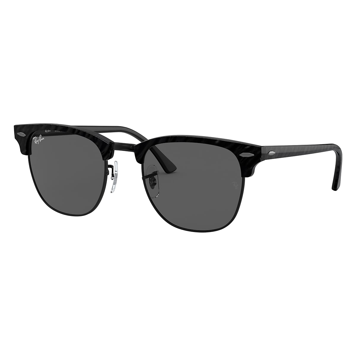 CLUBMASTER MARBLE Sunglasses in Black and Grey - RB3016 | Ray-Ban® US