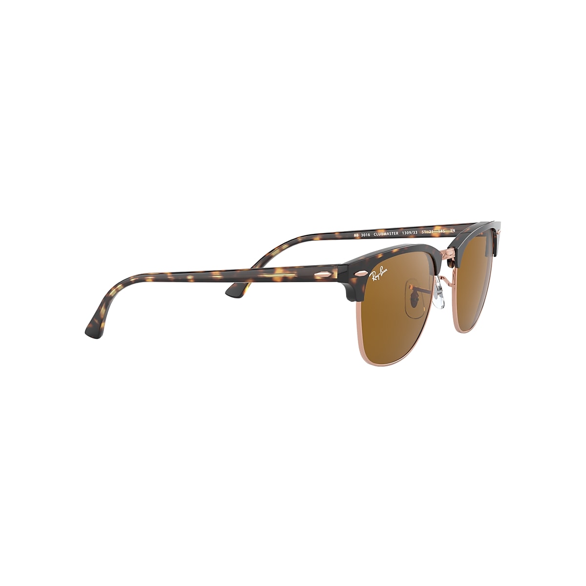 Clubmaster Classic Sunglasses In Shiny Havana And Brown Ray Ban Clubmaster Classic Sunglasses In Shiny Havana And Brown Ray Ban