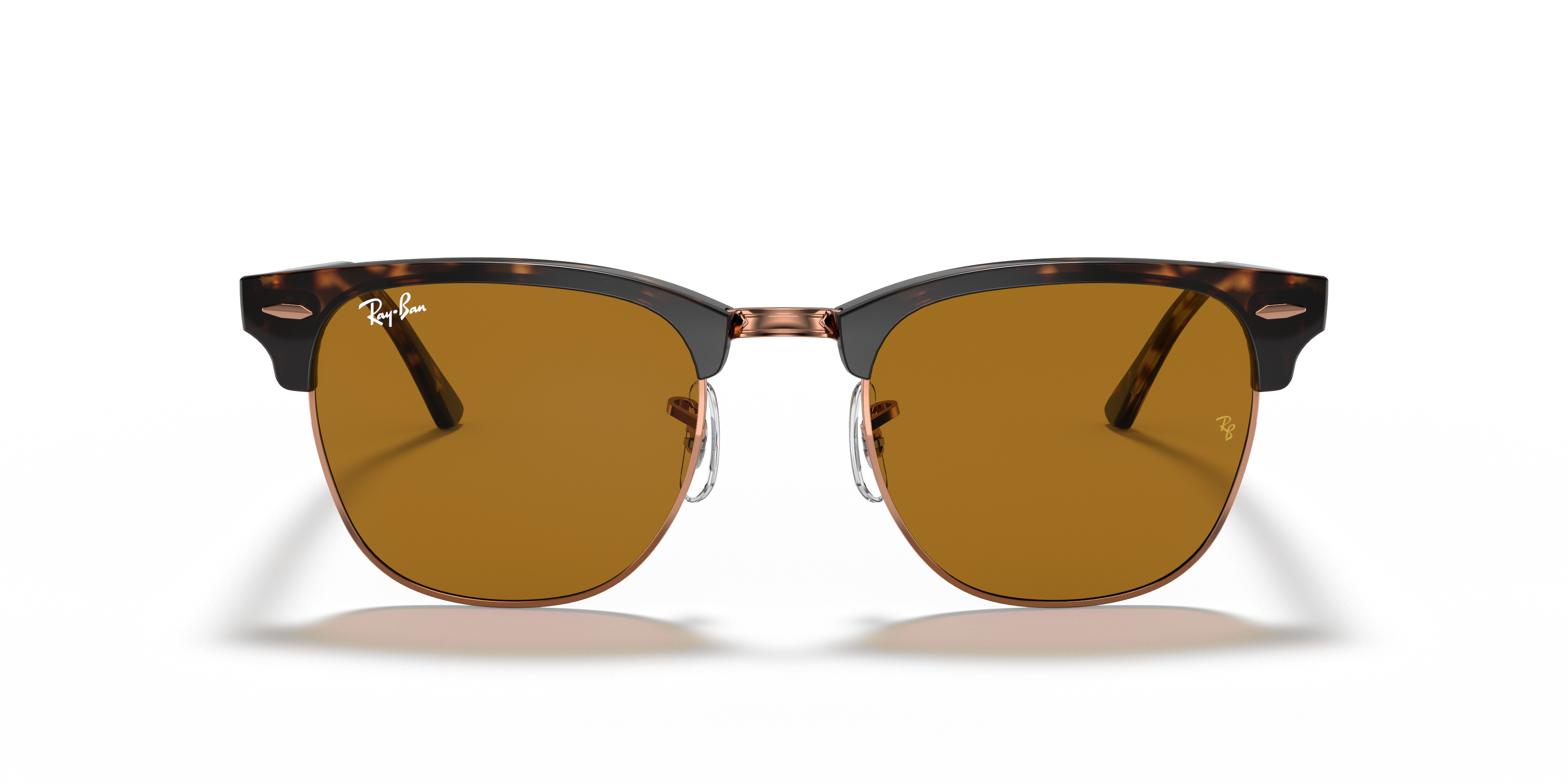 ray ban clubmaster brown polarized