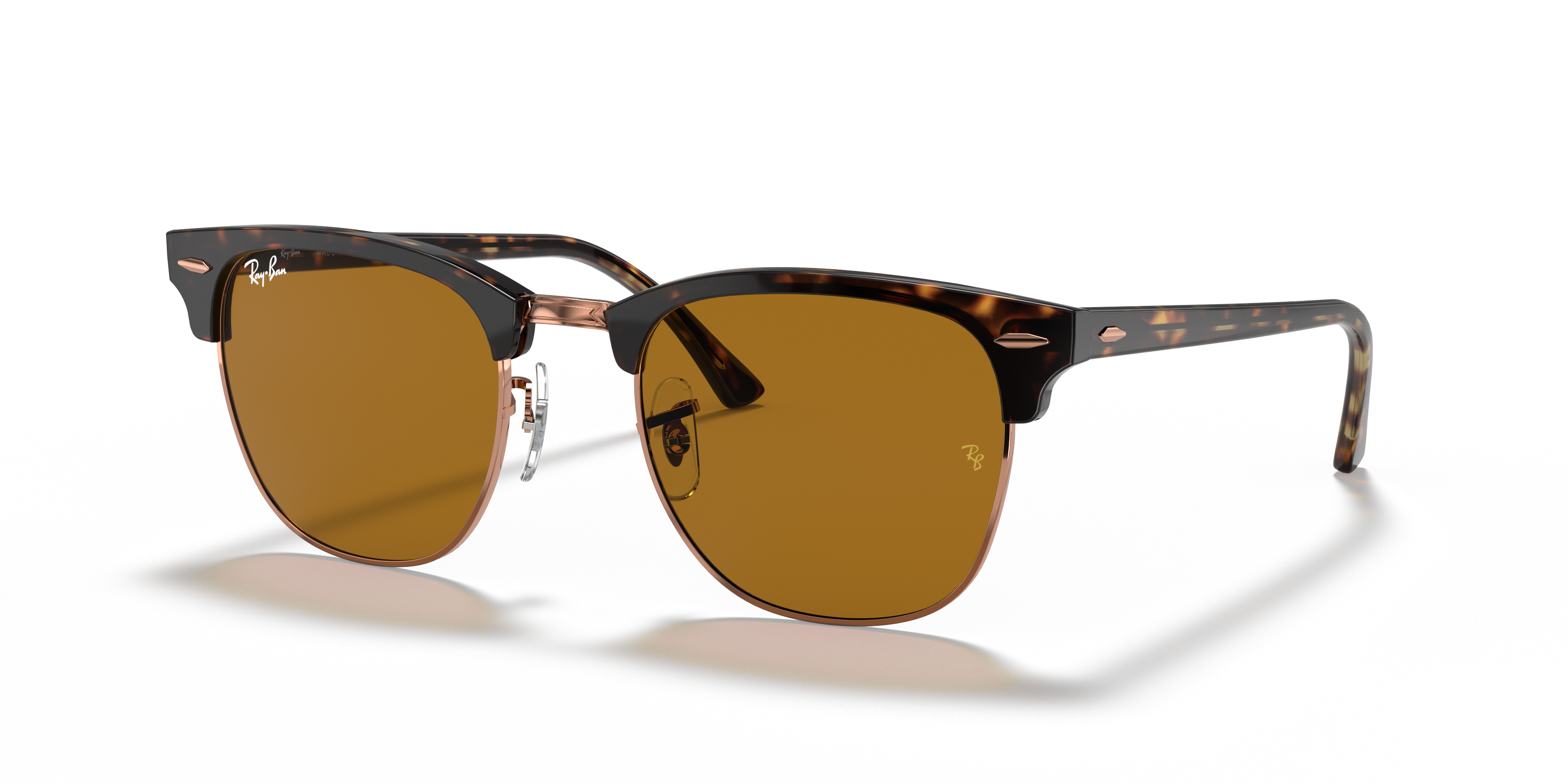 ray ban clubmaster spotted brown havana