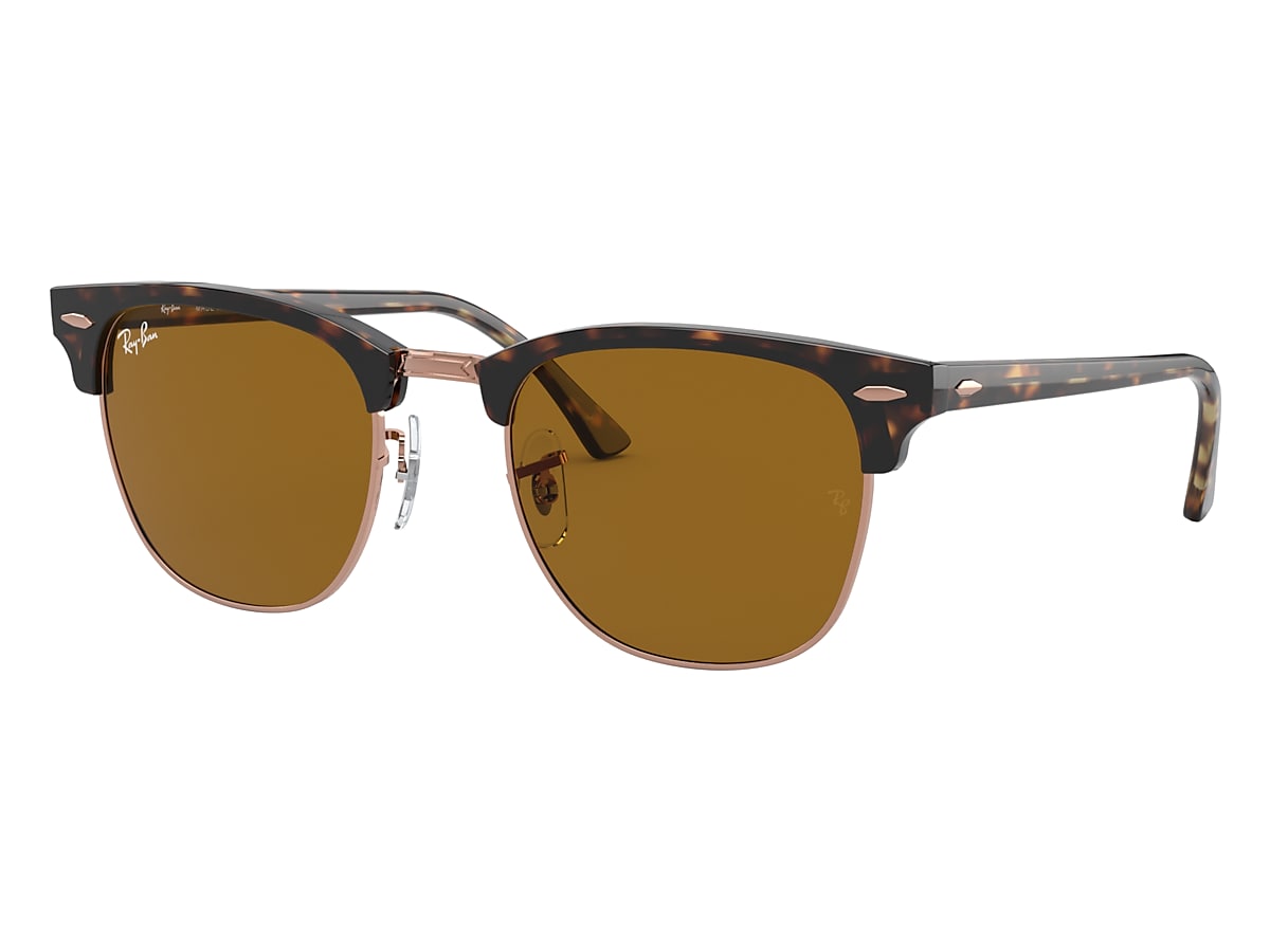 Ray ban clubmaster havana brown on sale