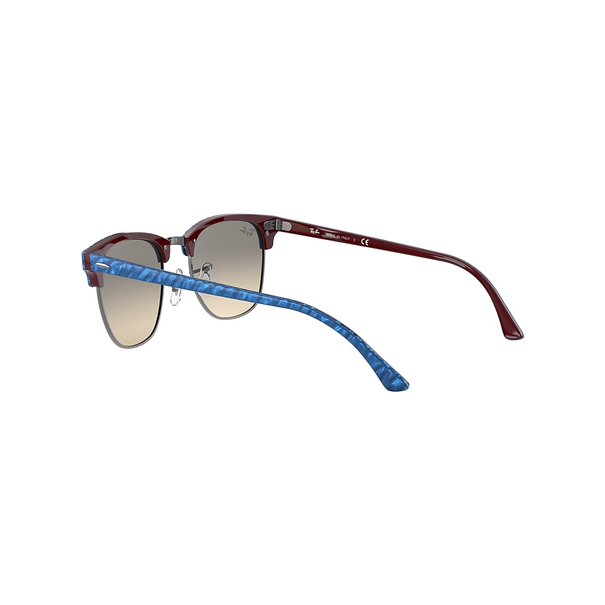 CLUBMASTER MARBLE Sunglasses in Blue and Light Grey - RB3016
