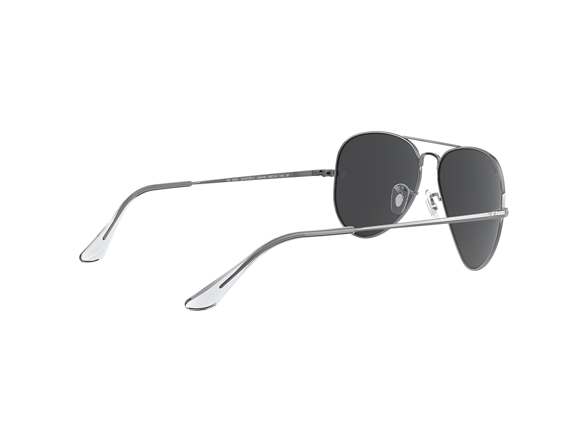 AVIATOR METAL II Sunglasses in Gunmetal and Black - RB3689 AVIATOR METAL II Sunglasses in Gunmetal and Black - RB3689