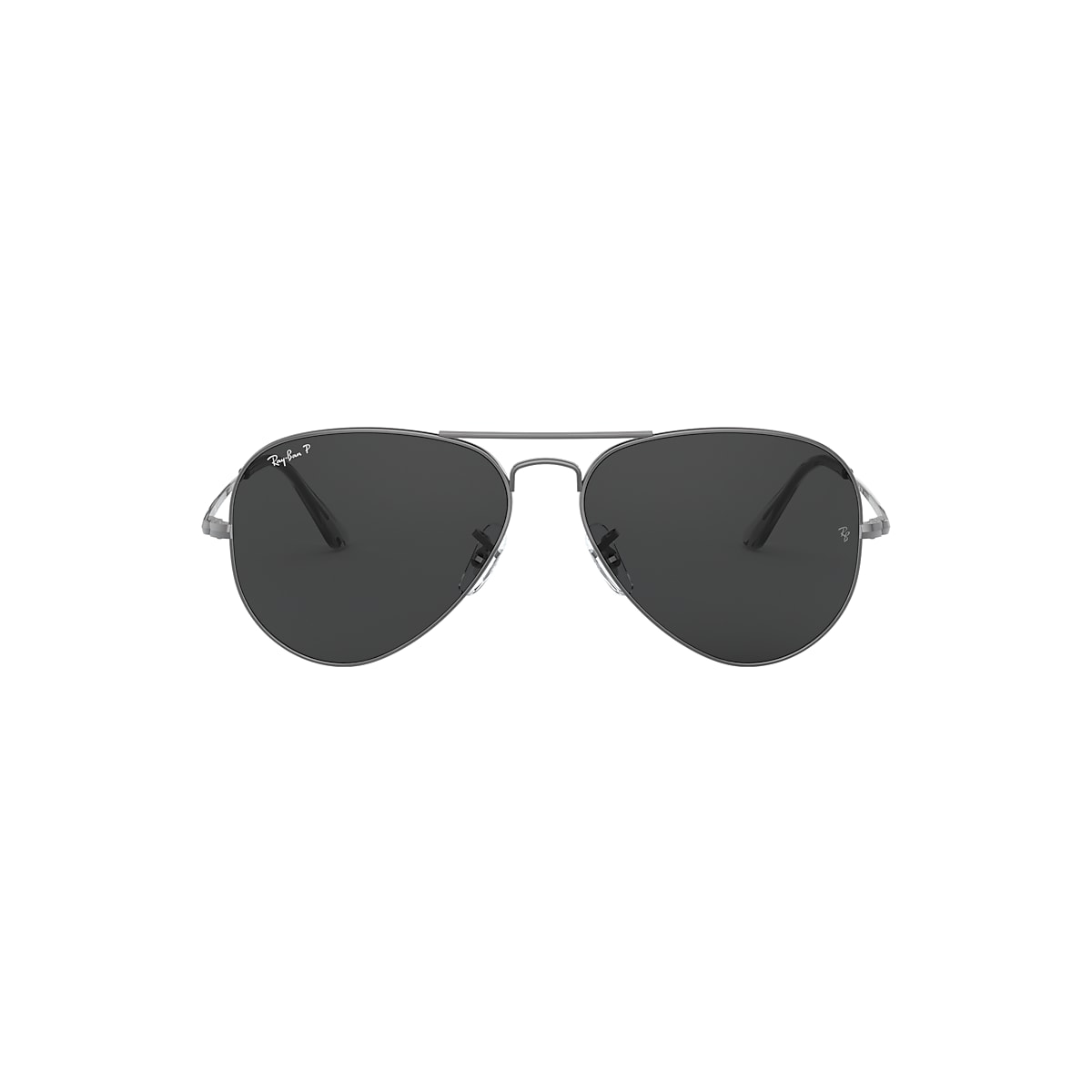 ★ ray2★ AVIATOR METAL II Sunglasses in Gunmetal and Black - RB3689