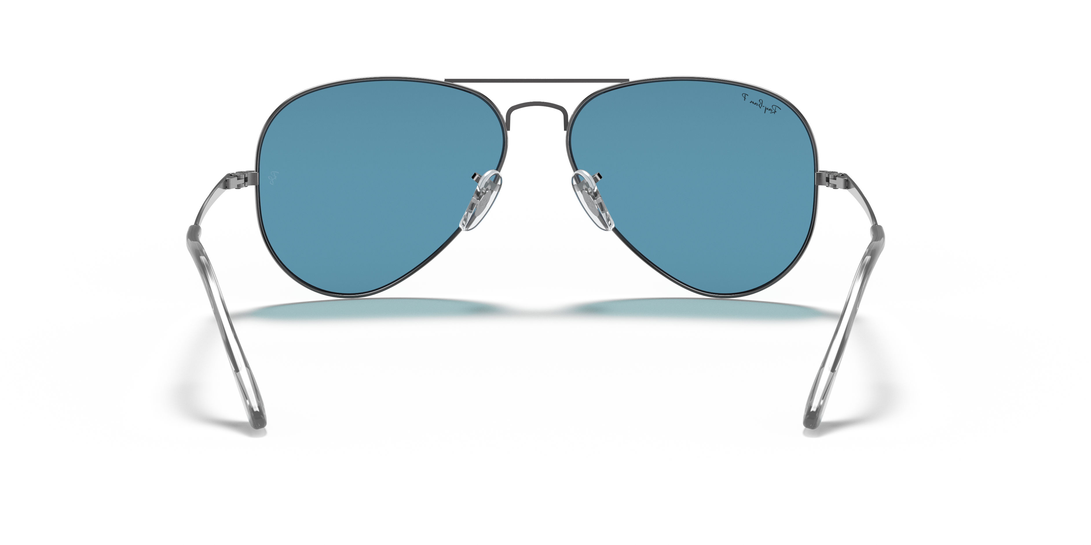Aviator Metal Ii Sunglasses in Gunmetal and Blue | Ray-Ban®