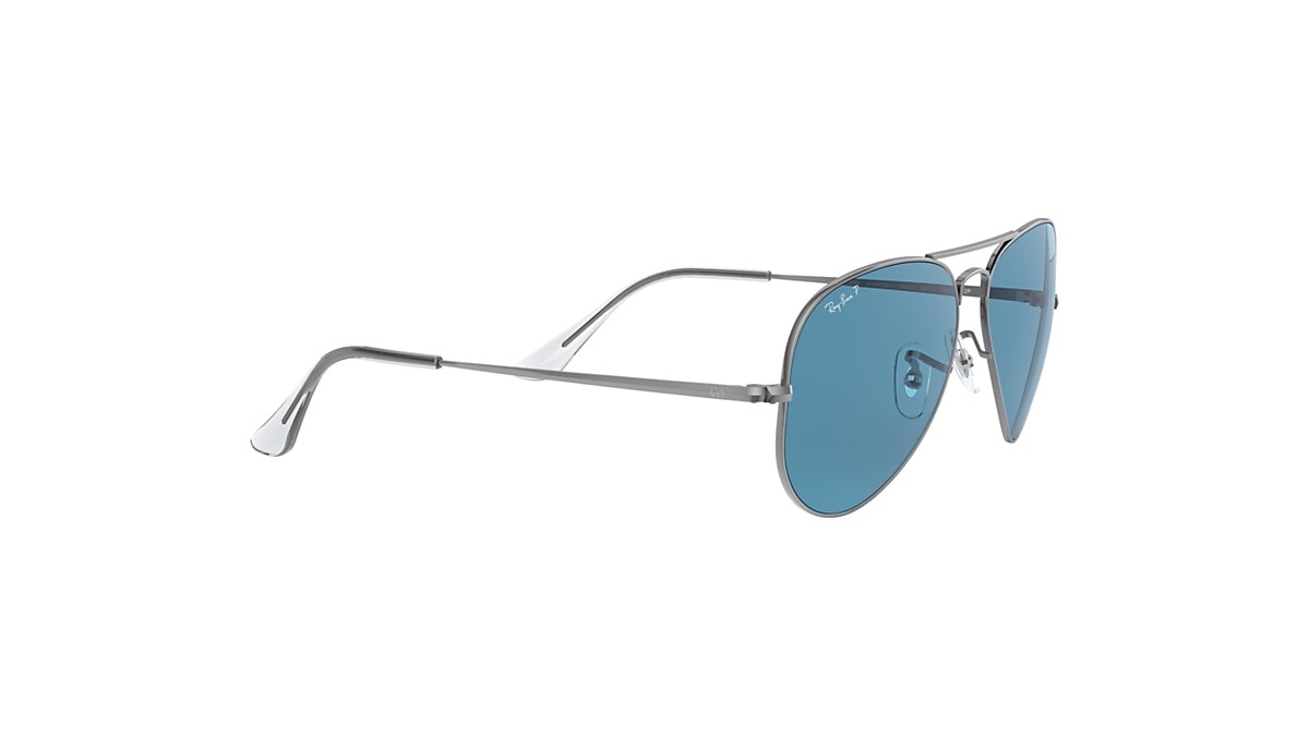 AVIATOR METAL II Sunglasses in Gunmetal and Blue - RB3689 AVIATOR METAL II Sunglasses in Gunmetal and Blue - RB3689