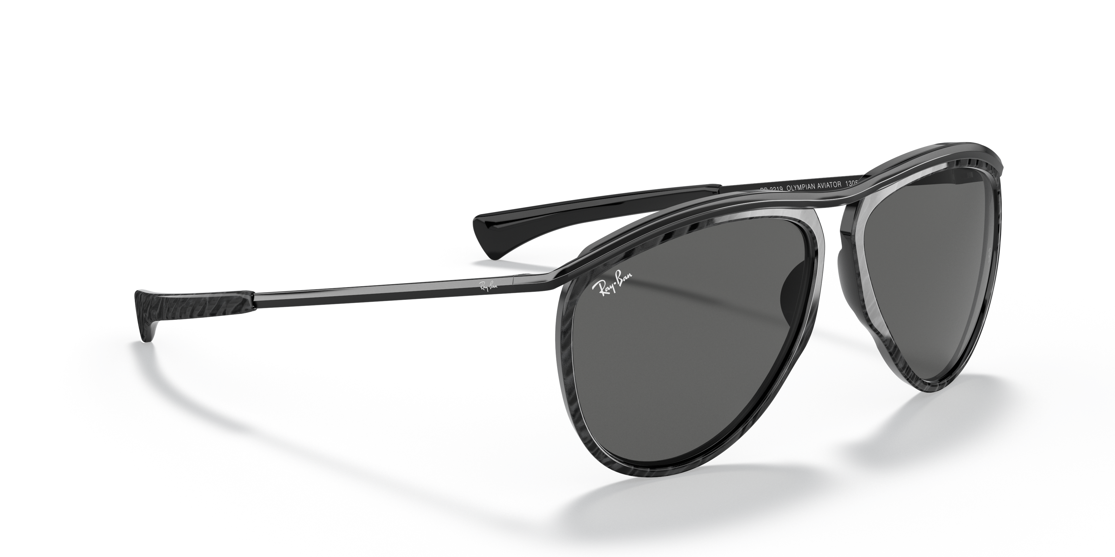 ray ban olympian aviator black