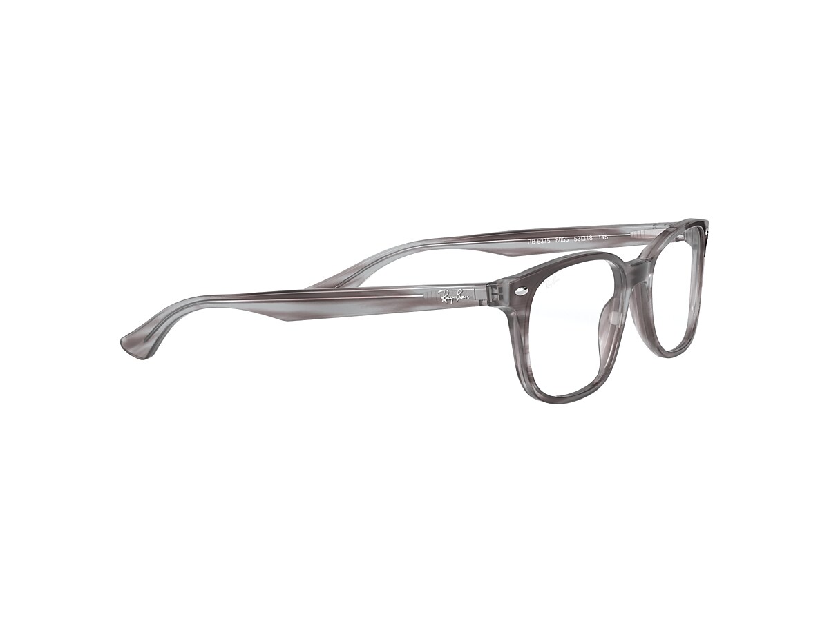 RB5375 OPTICS Eyeglasses with Striped Grey Frame - RB5375 | Ray