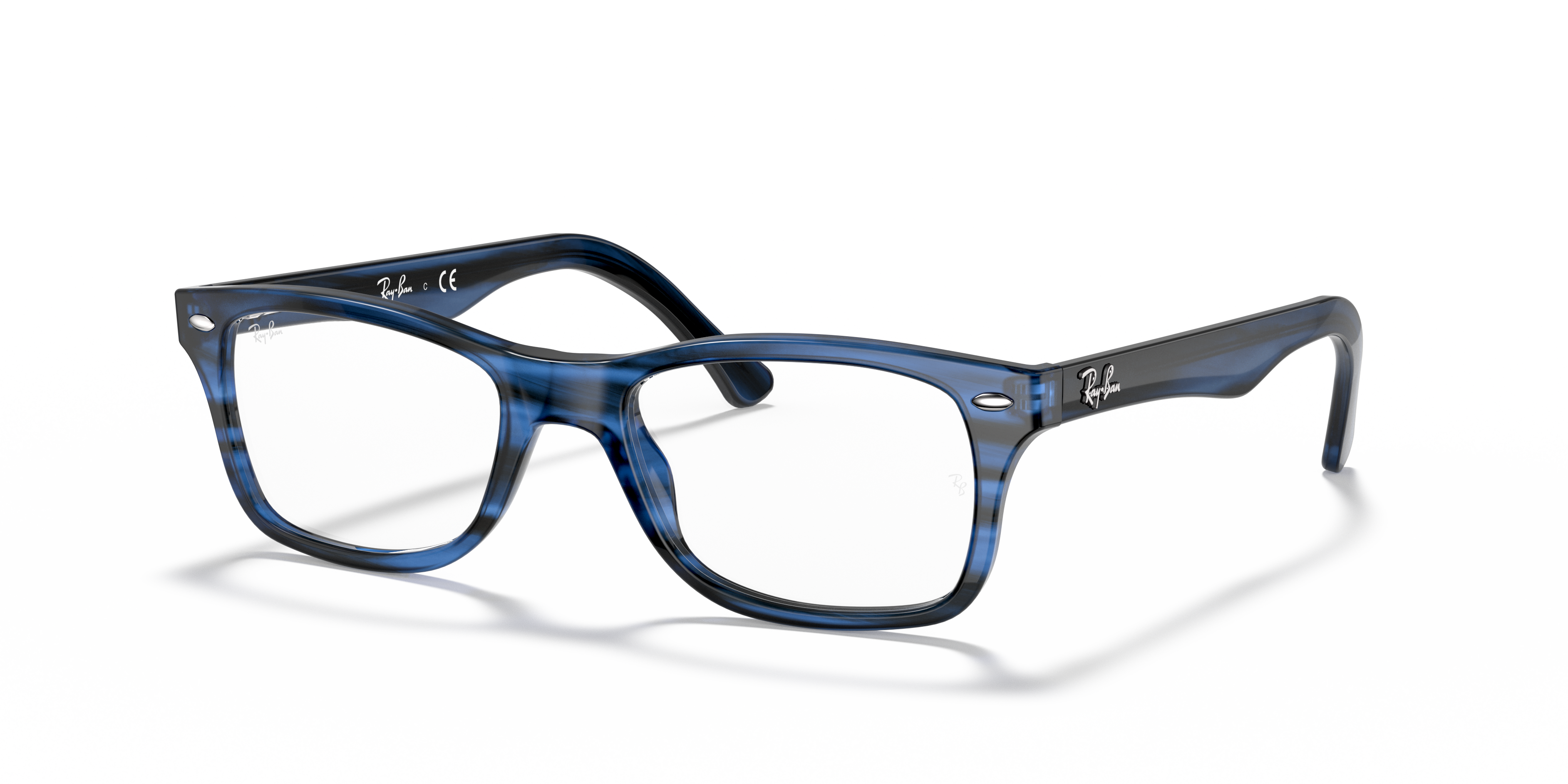 ray ban blue frame eyeglasses