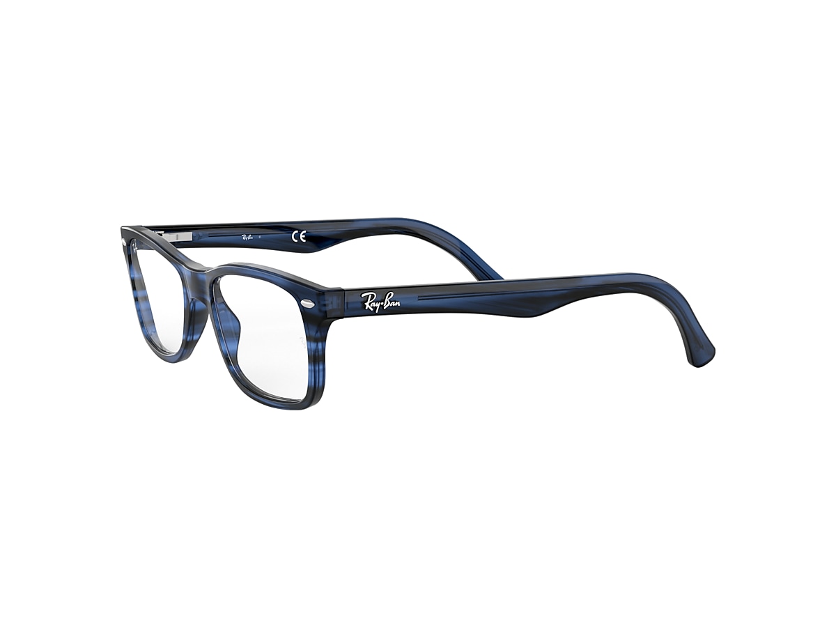 RB5228 OPTICS Eyeglasses with Striped Blue Frame - RB5228