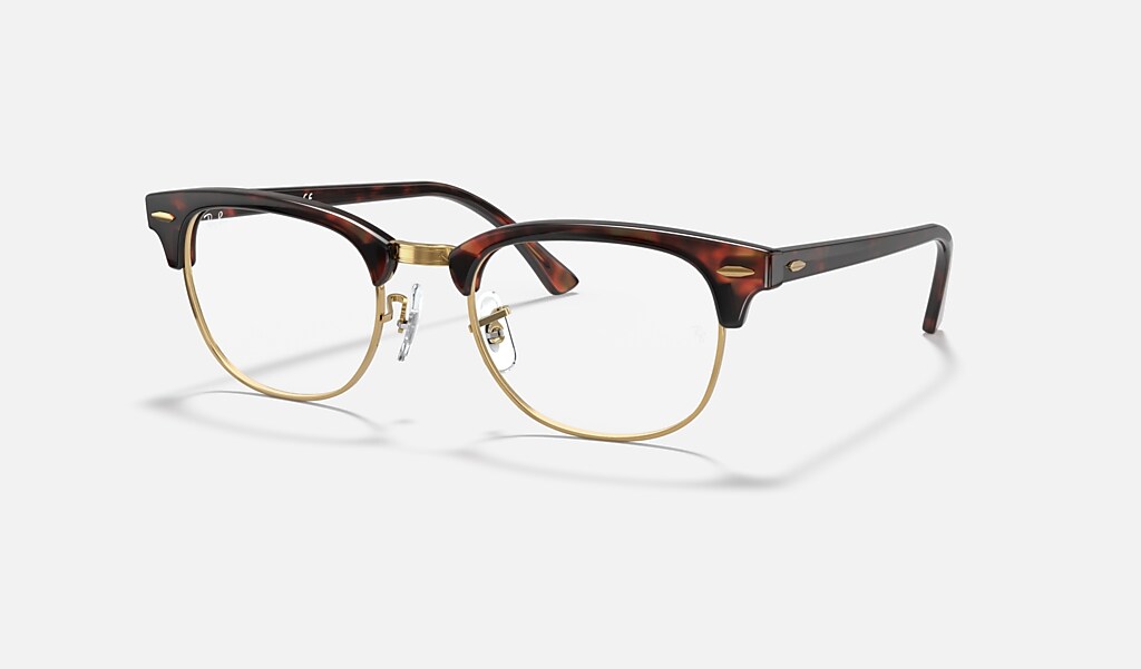 Clubmaster Optics Eyeglasses with Tortoise Frame | Ray-Ban®