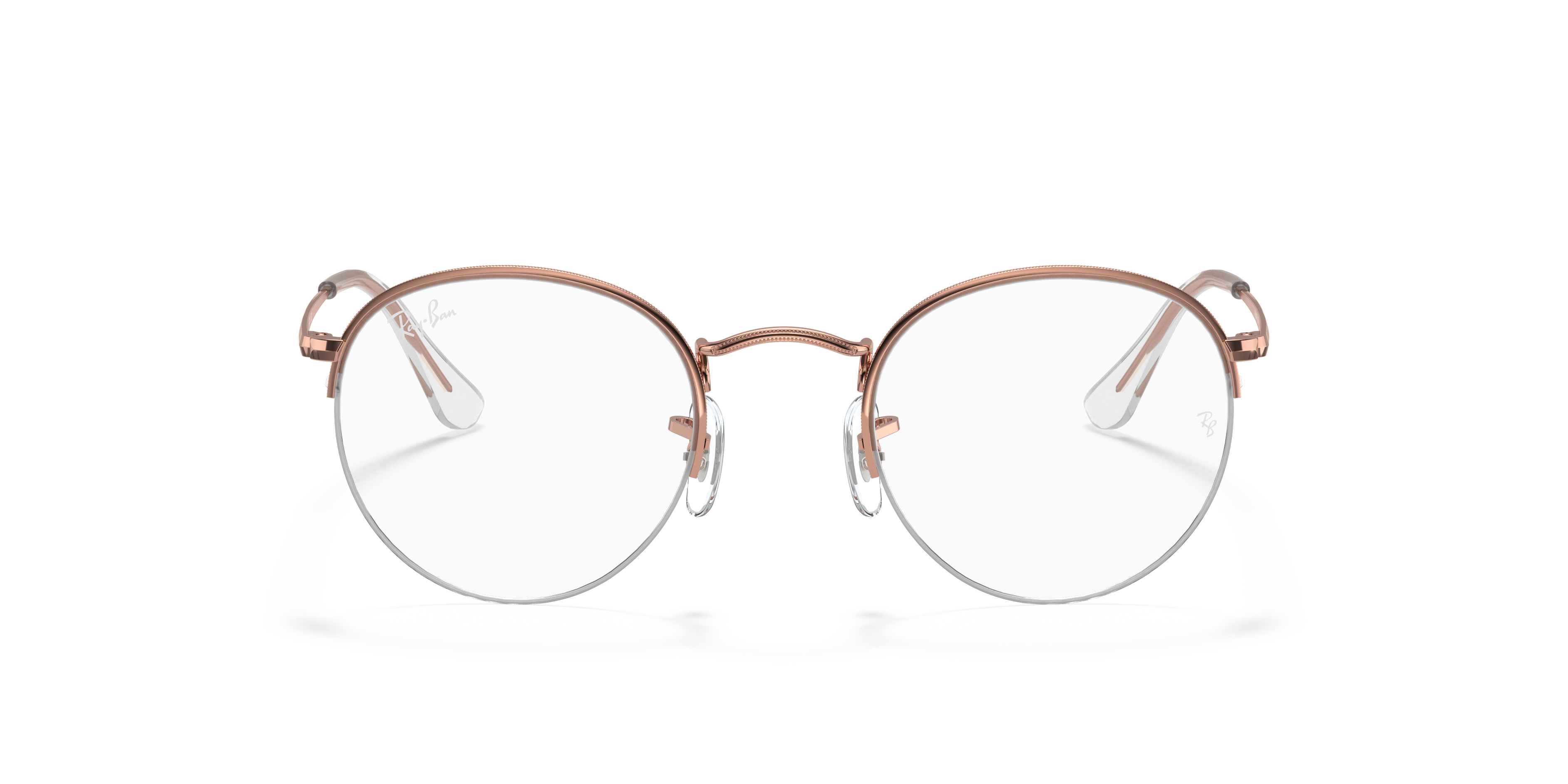 ray ban rose gold eyeglasses