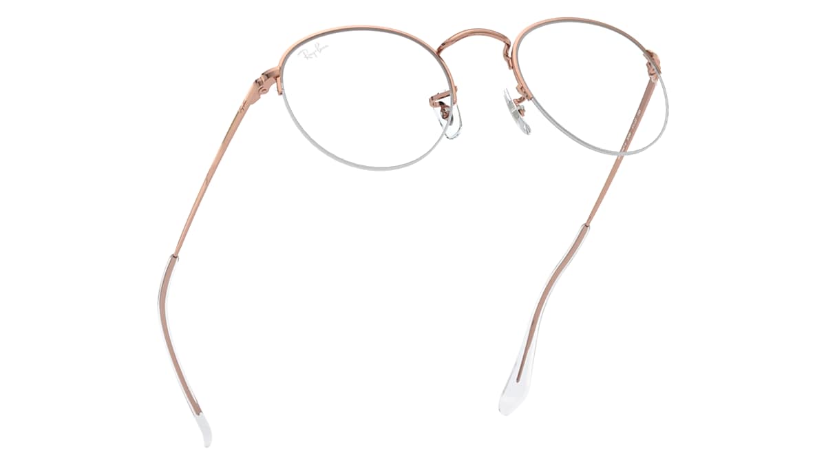 ROUND GAZE Eyeglasses with Rose Gold Frame - RB3947V | Ray