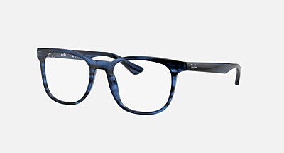 RB5369 OPTICS Eyeglasses with Striped Havana Frame - RB5369F