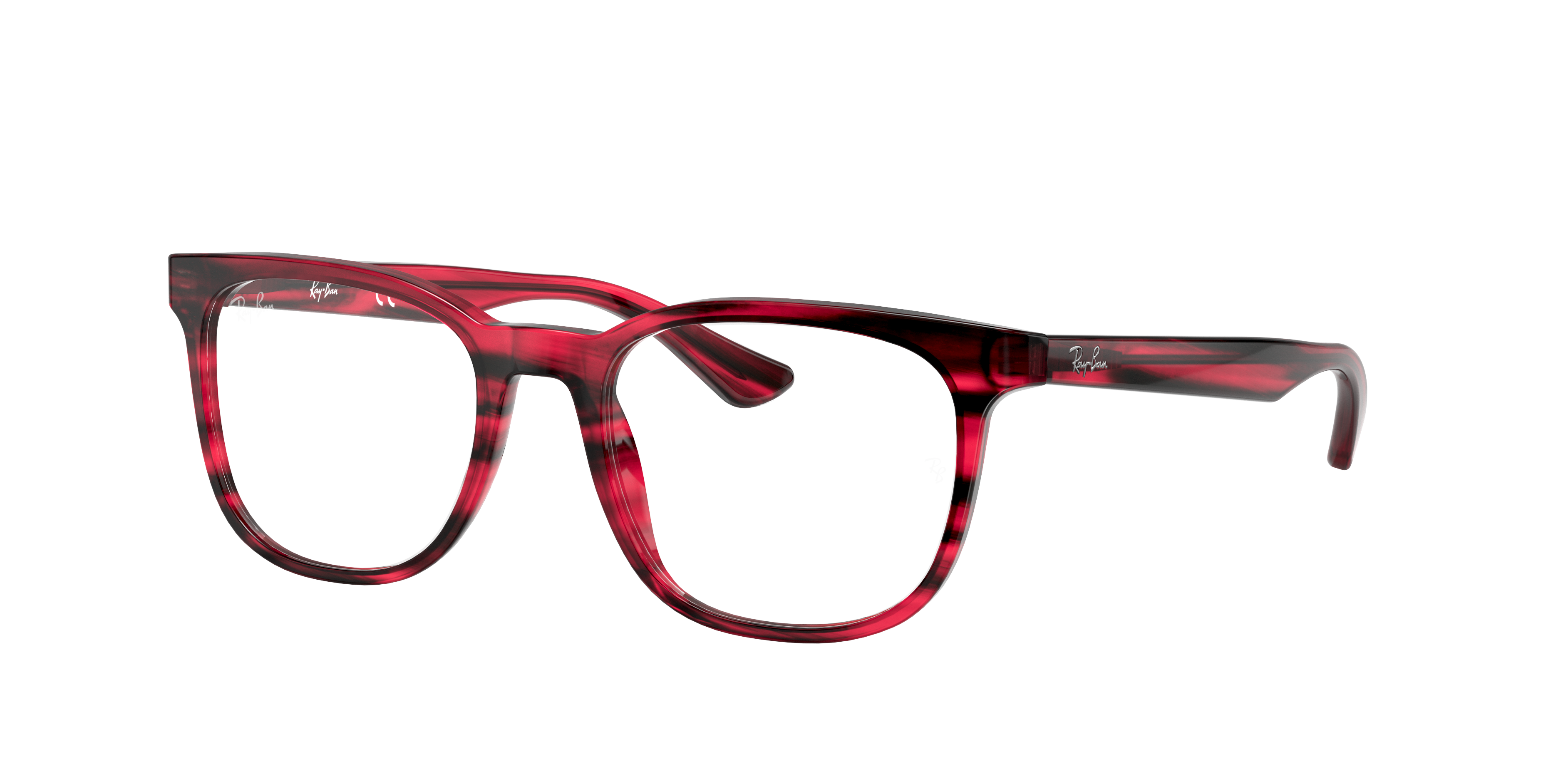 red ray ban eyeglass frames
