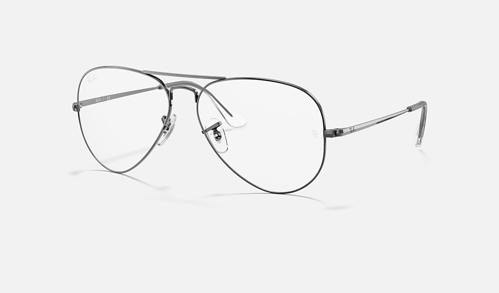 Aviator Optics Eyeglasses with Gunmetal Frame | Ray-Ban®