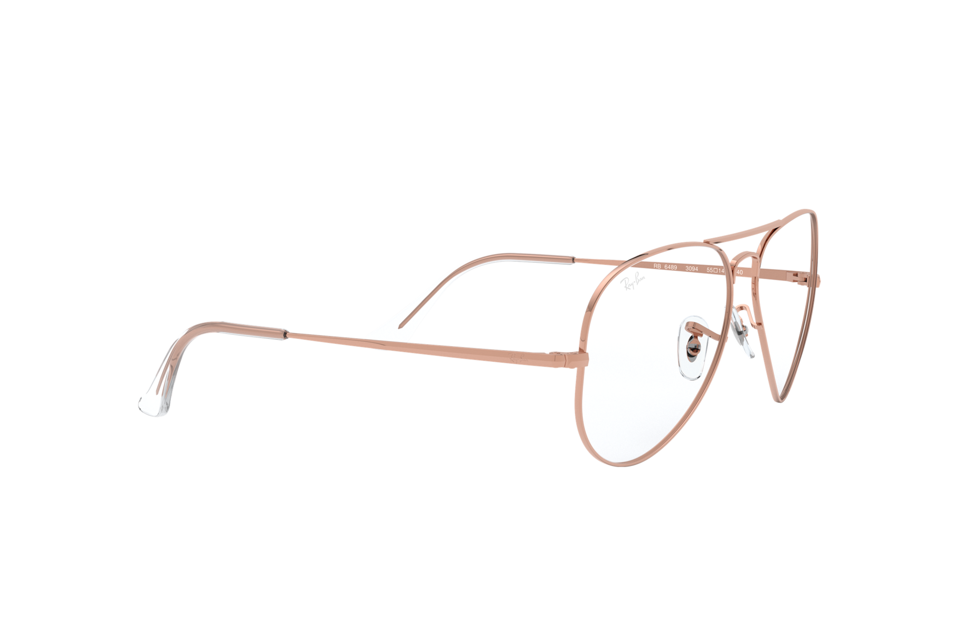 Aviator Optics Eyeglasses with Shiny 