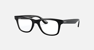 Ray Ban レイバン メガネ RB4640-V-F 2000 ブラック RB4640V OPTICS Eyeglasses with Black and Clear (52-20) - RB4640VF