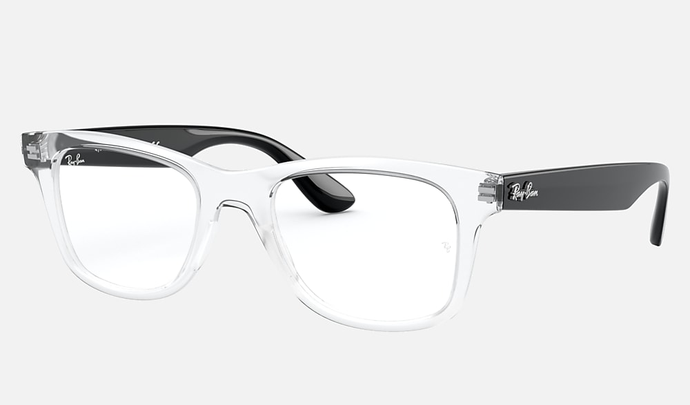 RB4640VF Eyeglasses with Shiny Transparent and Clear (52-20