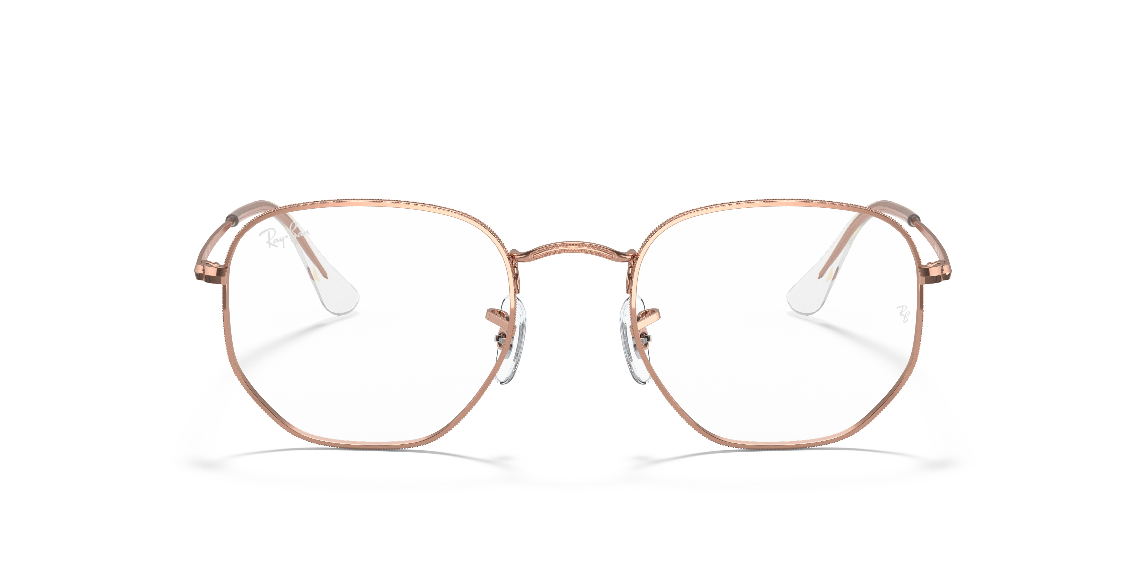 rose gold ray ban sunglasses