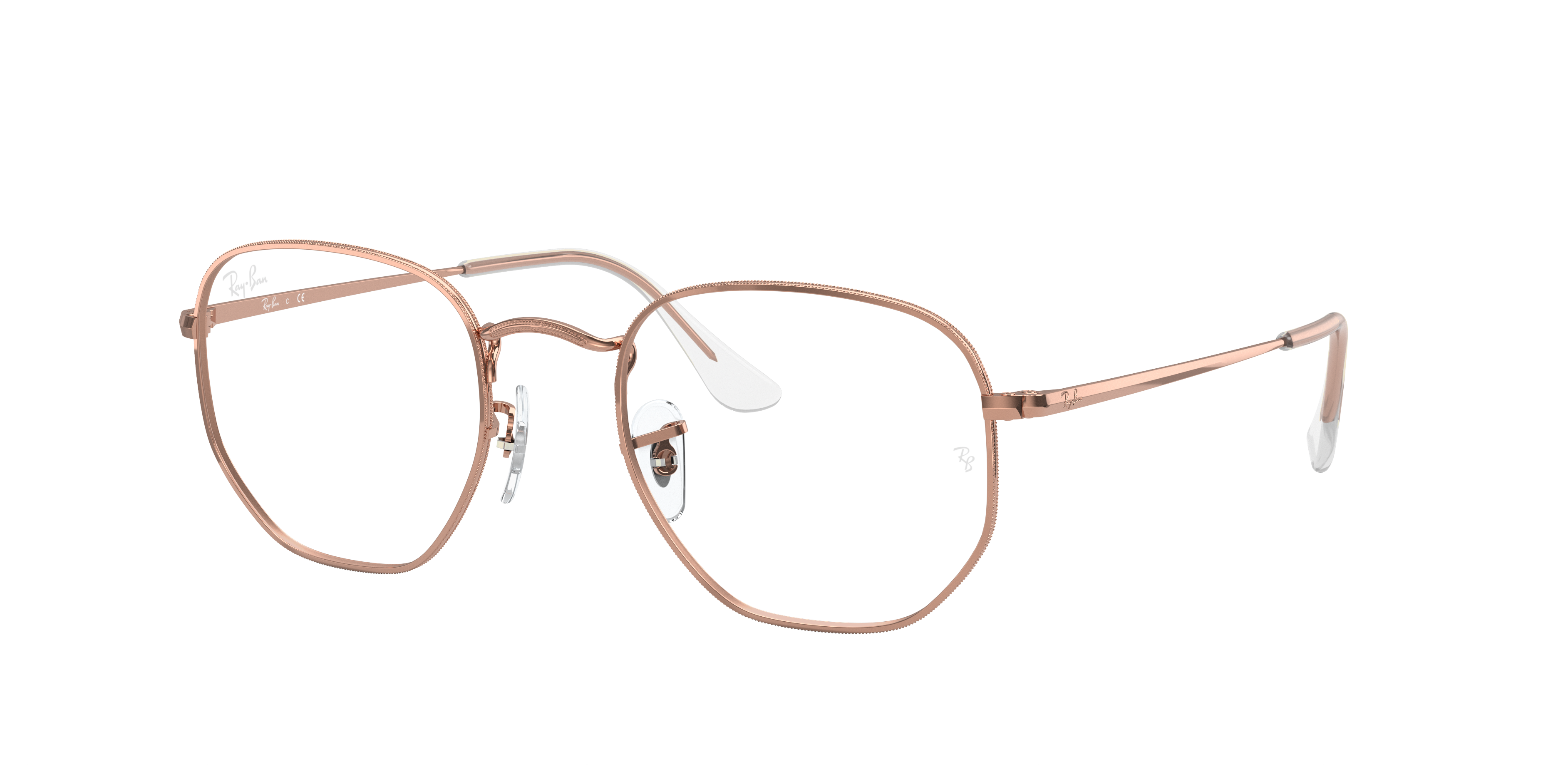 ray ban glasses rose gold