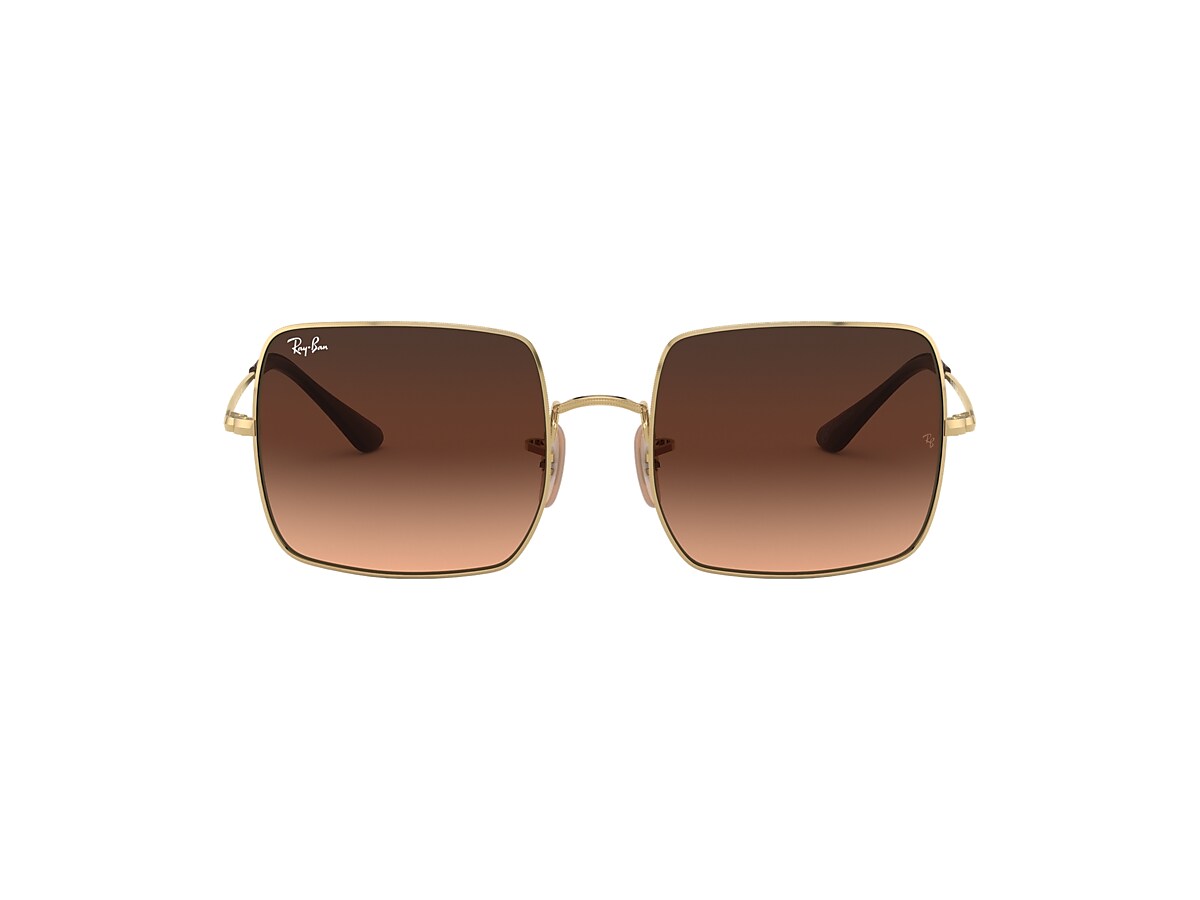 wreath guide Algebra Square 1971 @collection Sunglasses in Gold and Pink/Brown | Ray-Ban®