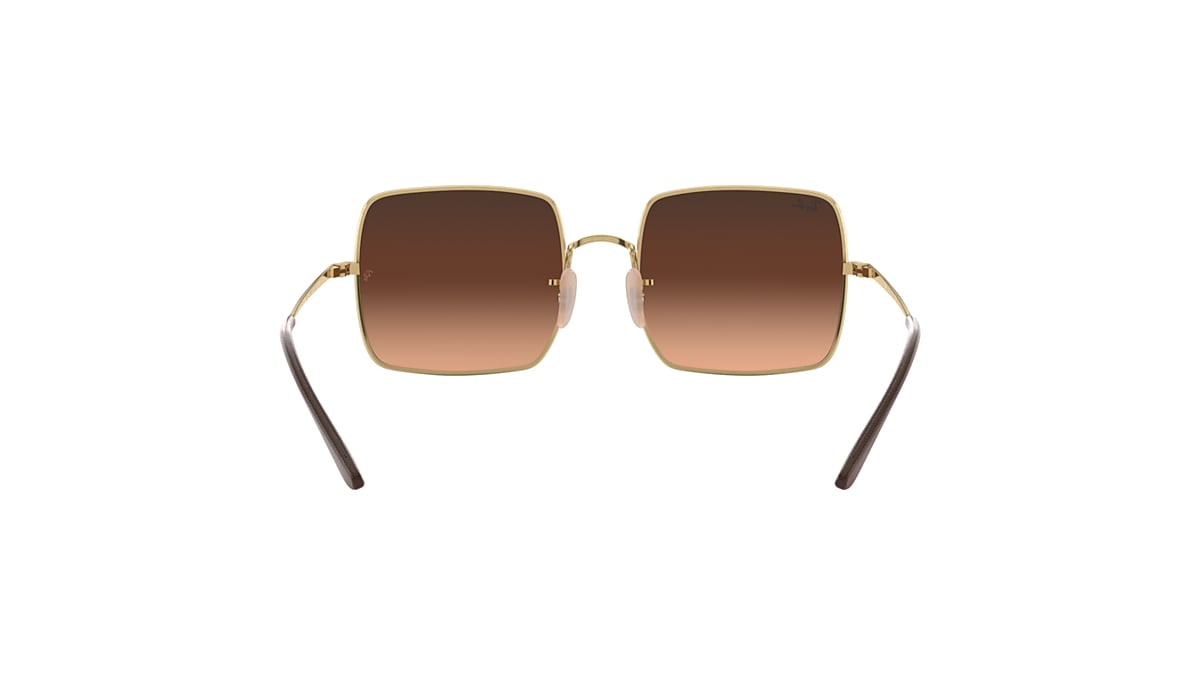 Ray-Ban RB1971 Square 1971 Classic 54 Light Brown Gradient & Gold