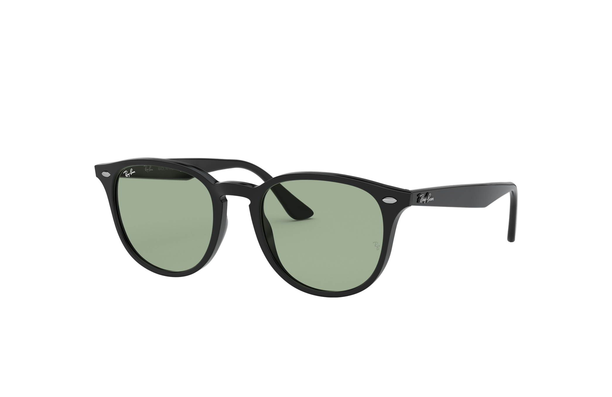 【レイバン公式ストア】 Ray-Ban® Rb4259 Washed Lenses サングラス | ブラック X ライトグリーン 定番 -  RB4259F