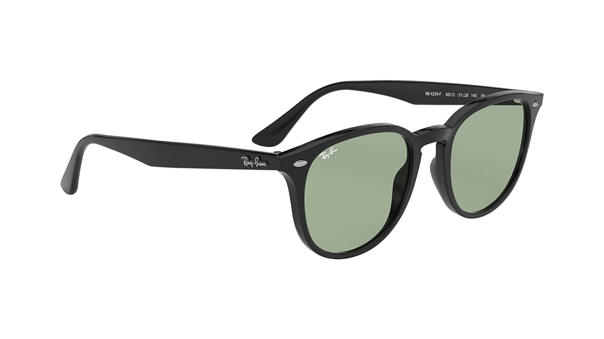 RB4259 WASHED LENSES Sunglasses in Black and Light Green - RB4259F 