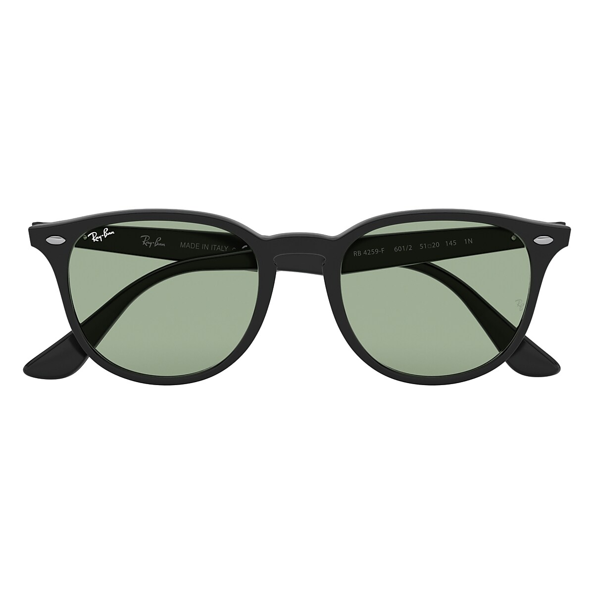 RB4259 WASHED LENSES Sunglasses in Black and Light Green - RB4259F 