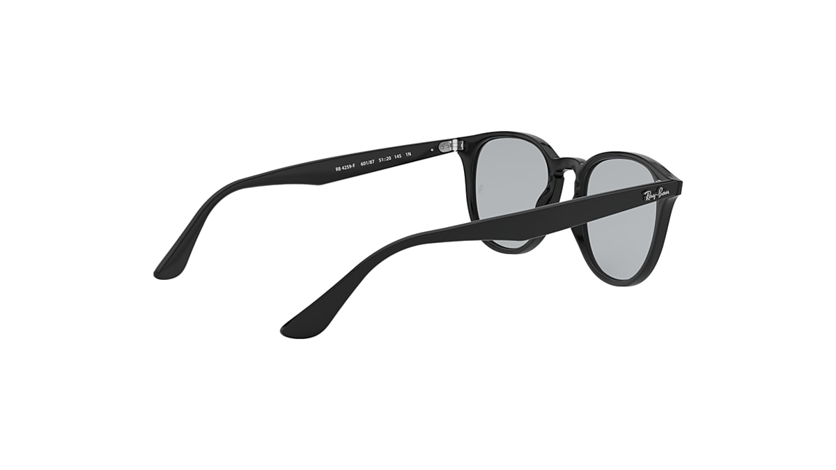 RB4259 WASHED LENSES Sunglasses in Black and Dark Grey - RB4259F 