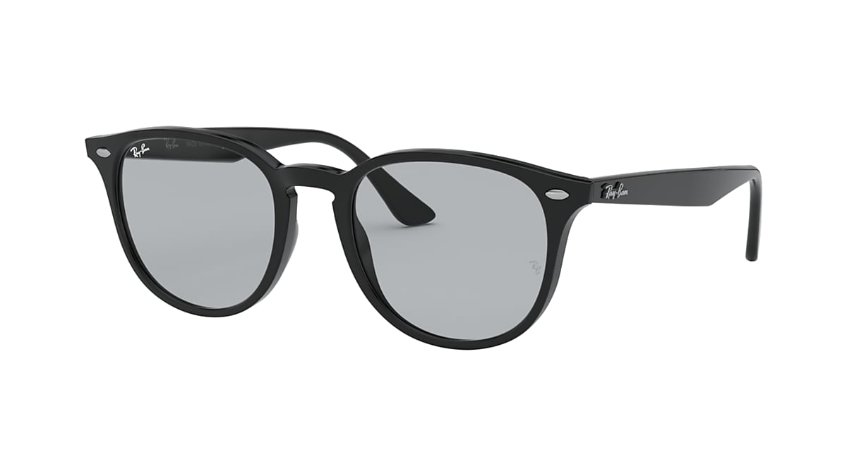 RB4259 WASHED LENSES Sunglasses in Black and Dark Grey 