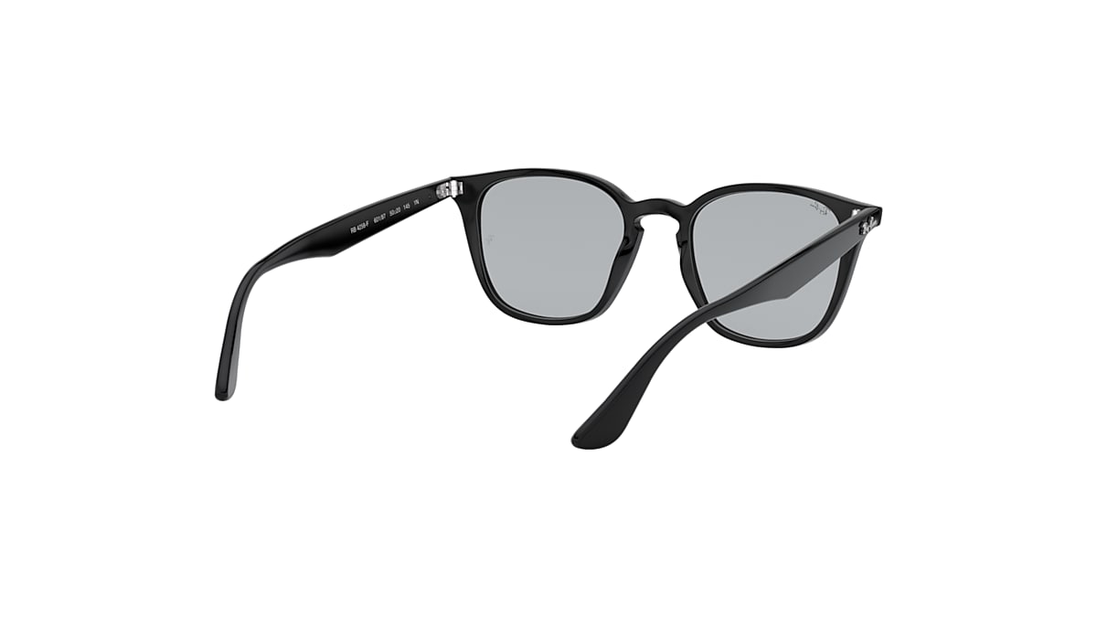RB4258 WASHED LENSES Sunglasses in Black and Dark Grey - RB4258F 