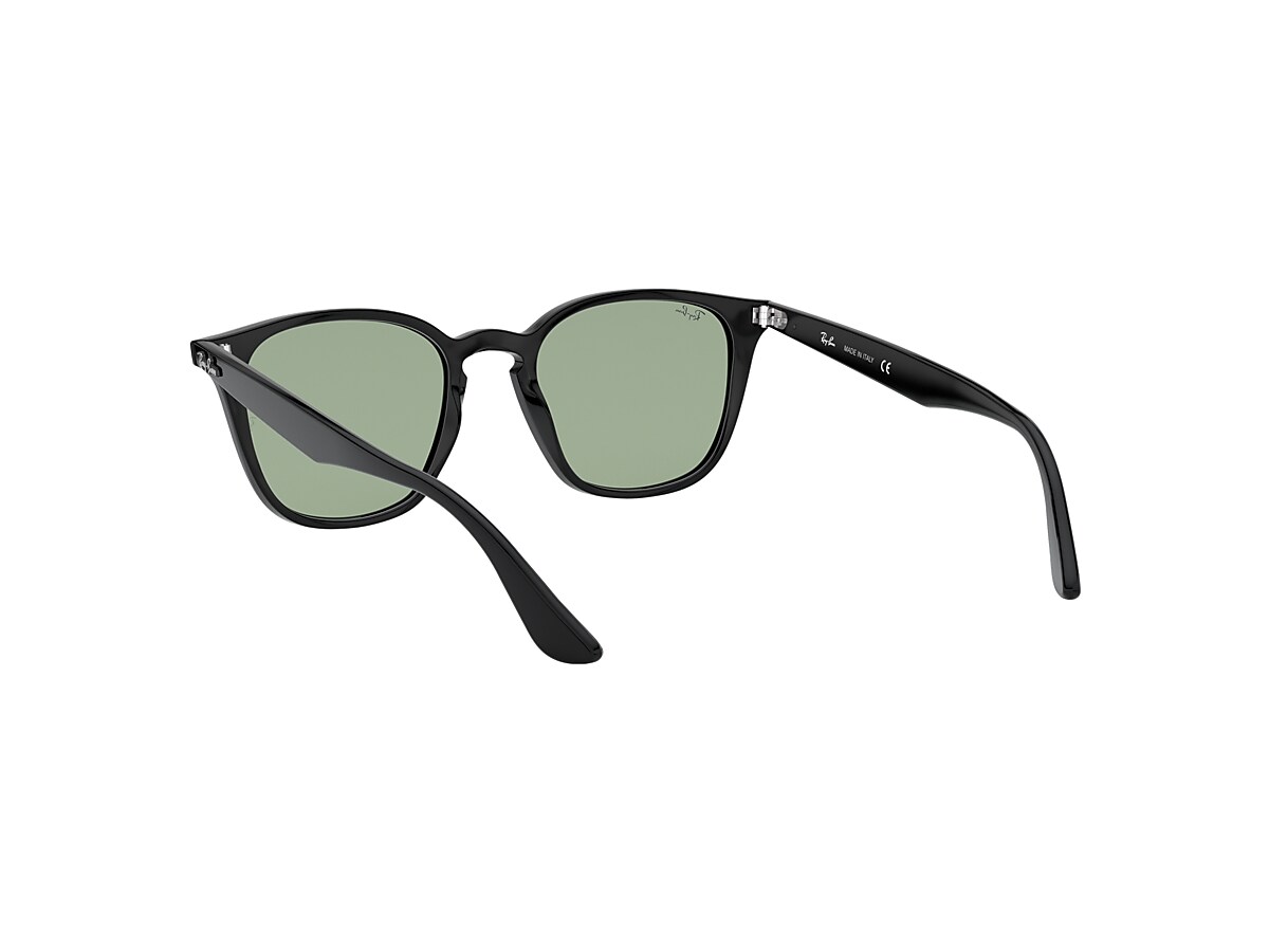 RB4258 WASHED LENSES Sunglasses in Black and Green - RB4258F | Ray 