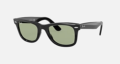 Ray-Ban Wayfarer サングラス ブラック　RB2140-F Black Sunglasses in Blue and ORIGINAL WAYFARER CLASSIC