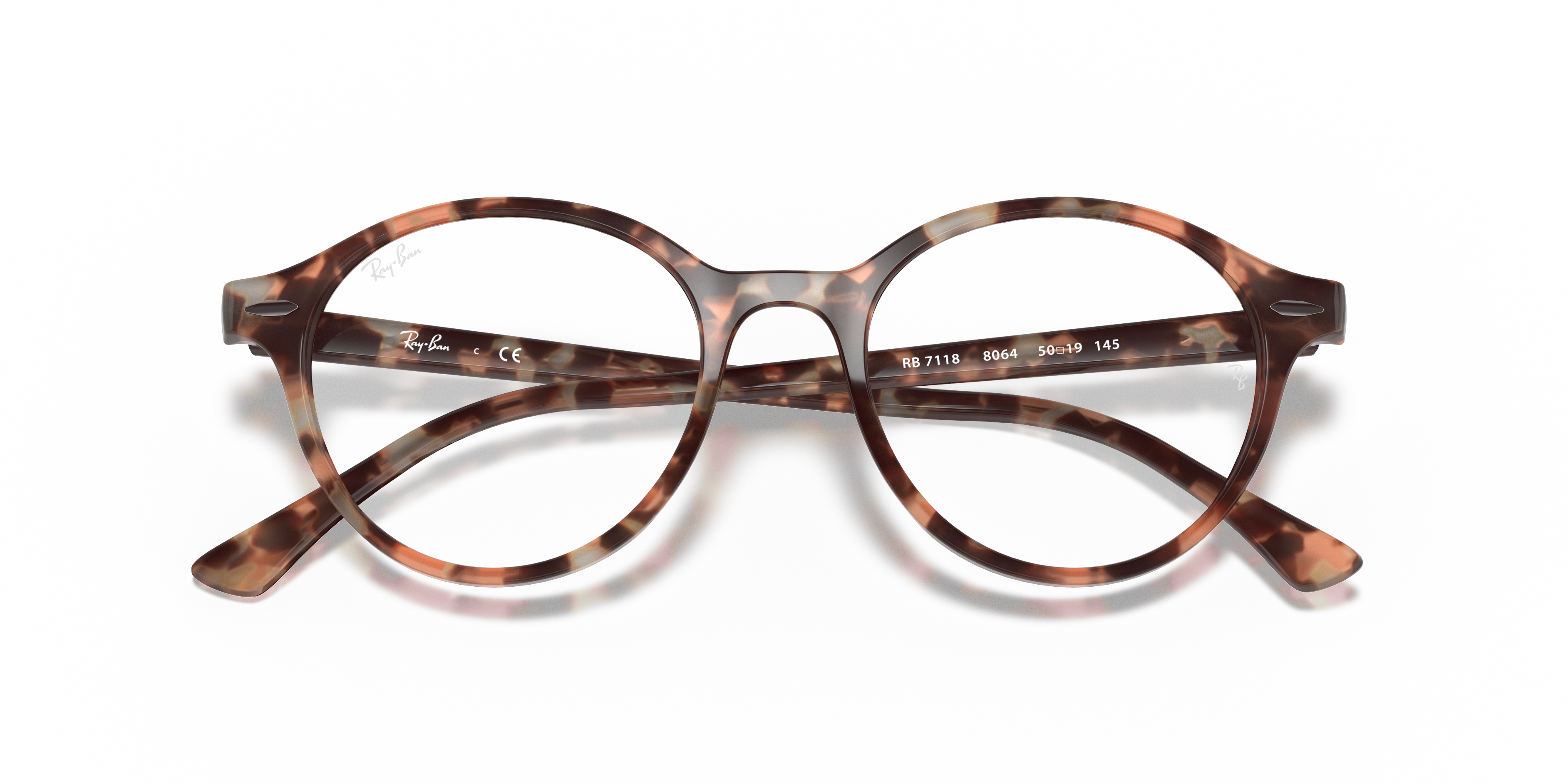 Dean brillen met Shiny Pink Havana montuur | Ray-Ban®
