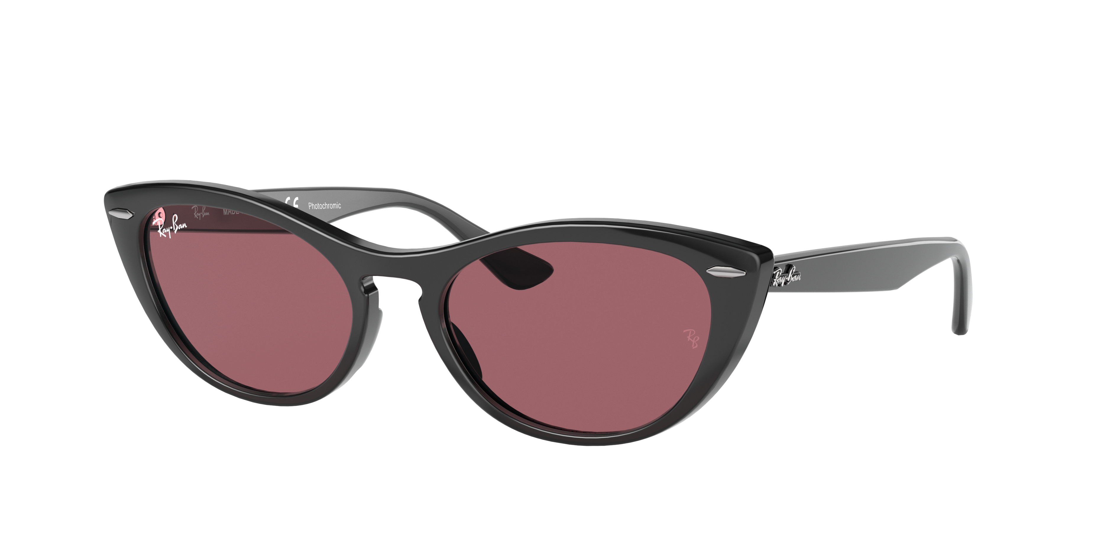 Nina Sunglasses in Black and Violet | Ray-Ban®