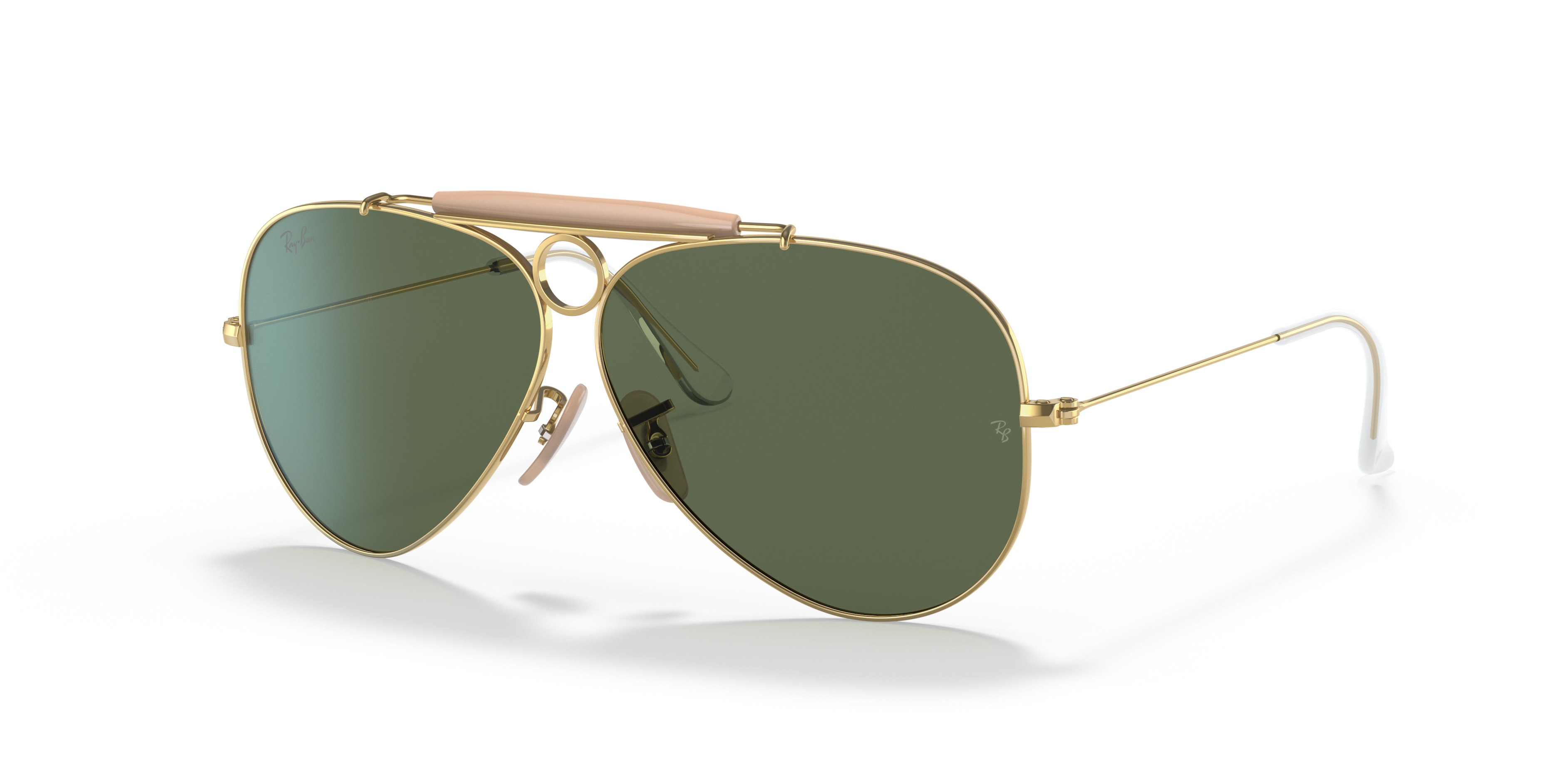 Shooter | Aviation Collection Sunglasses in Gold and Green | Ray-Ban®
