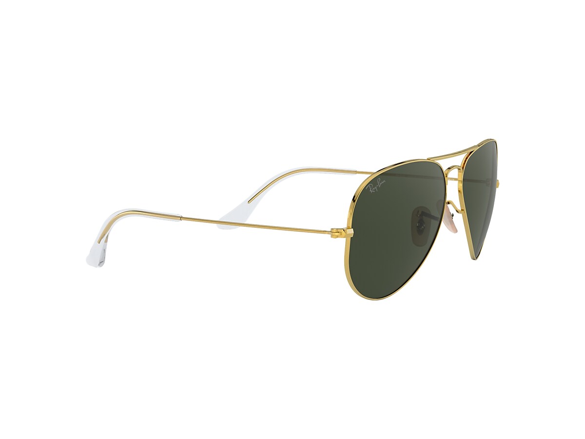 AVIATOR  AVIATION COLLECTION Sunglasses in Gold and Green