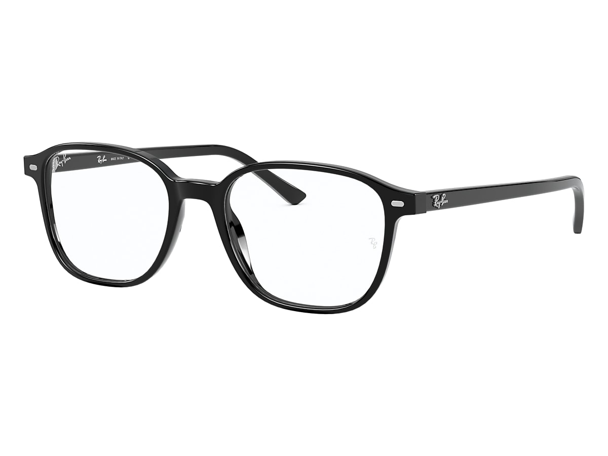 stijfheid paneel commentator Leonard Optics Eyeglasses with Black Frame | Ray-Ban®