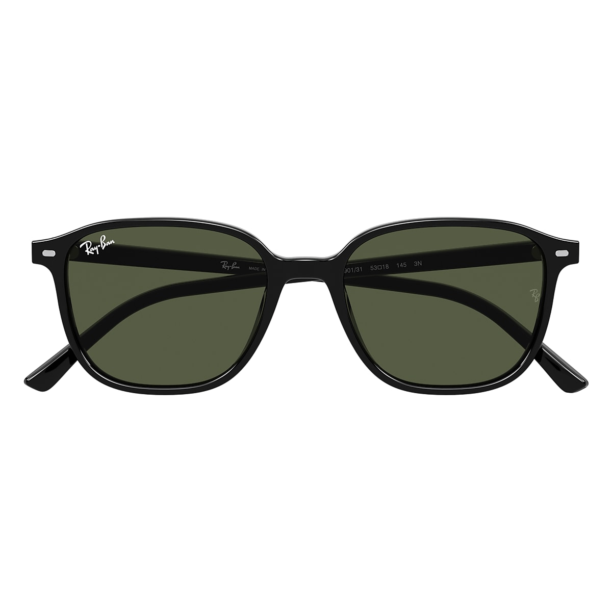 LEONARD Sunglasses in Black and G-15 Green - RB2193 | Ray LEONARD Sunglasses in Black and G-15 Green - RB2193 | Ray