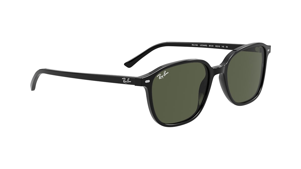 RayBan レイバン サングラス LEONARD RB2193 3 Amazon.com: Ray-Ban Leonard RB2193 901/31 53MM Black/Crystal