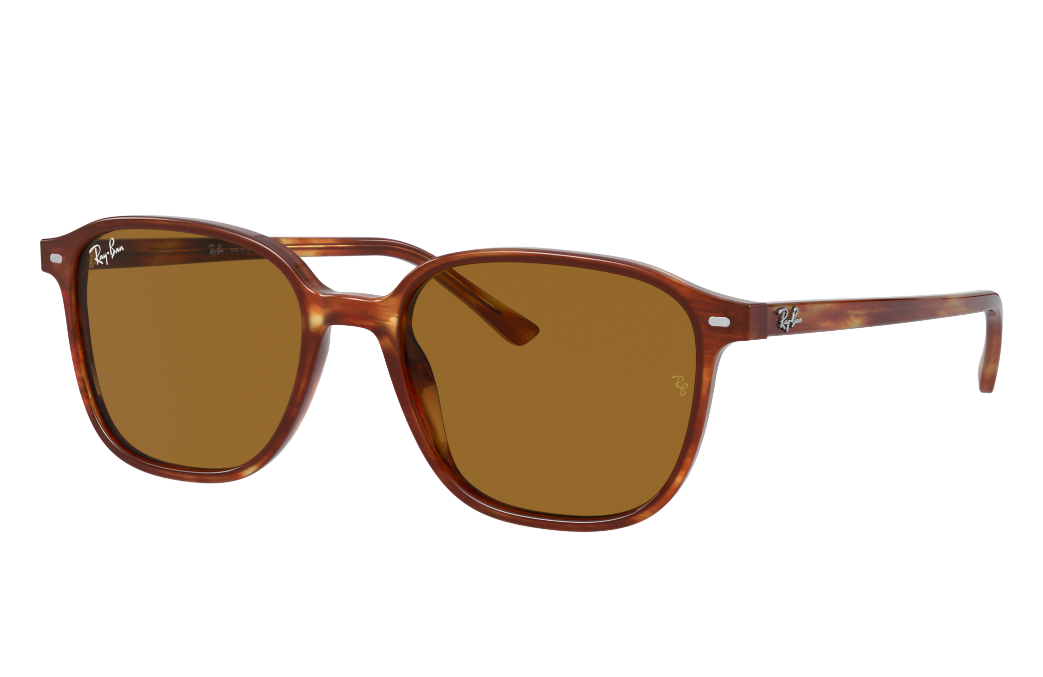 Striped Havana Sunglasses in Brown and Leonard - RB2193 | Ray-Ban®