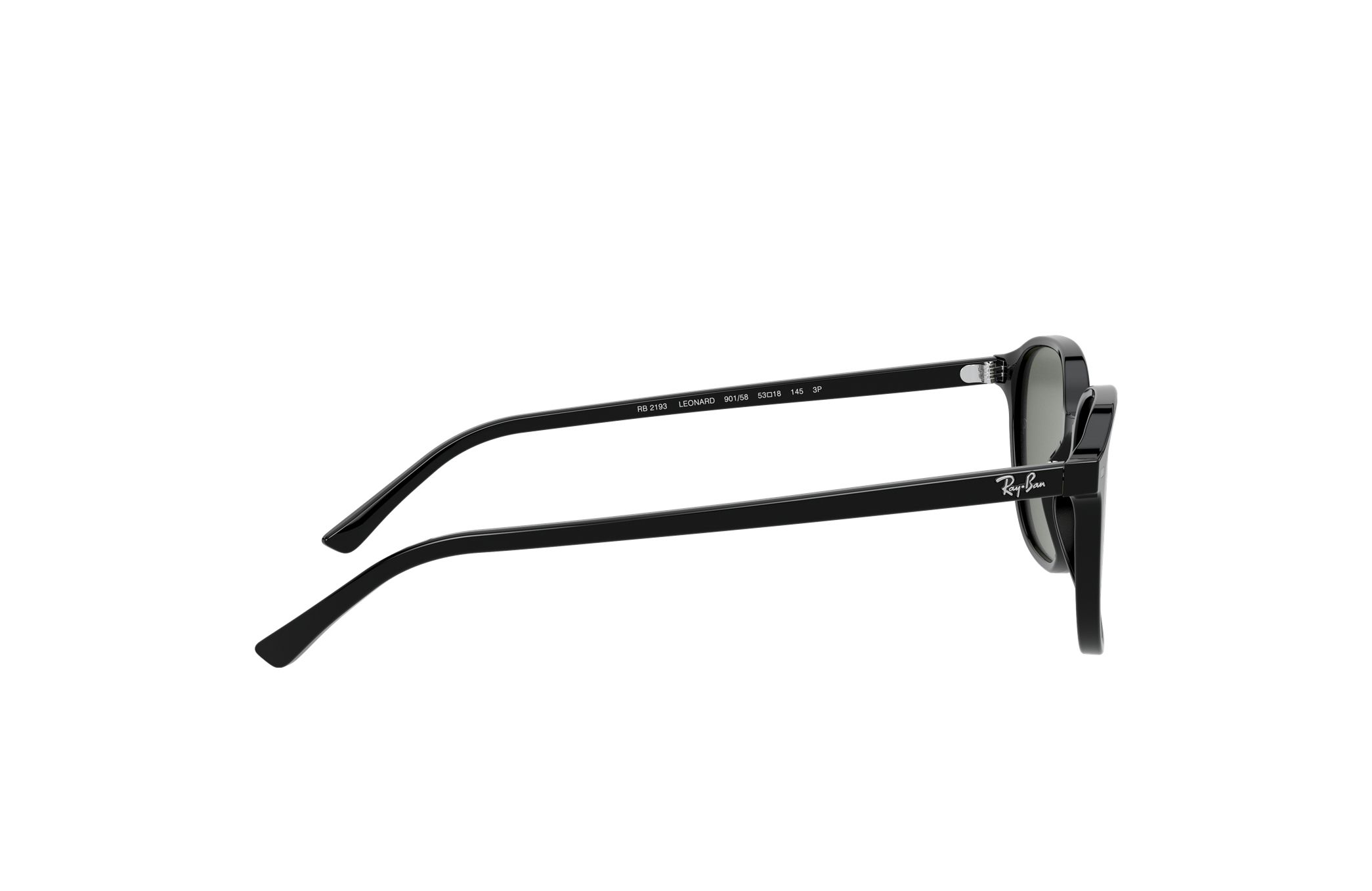 Leonard Sunglasses in Black and Green 