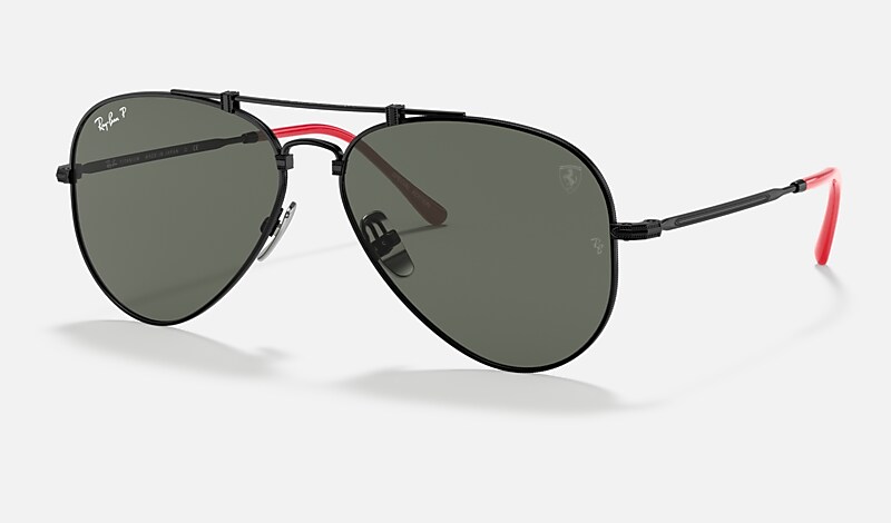 Black Sunglasses in Green and SCUDERIA FERRARI COLLECTION LIMITED