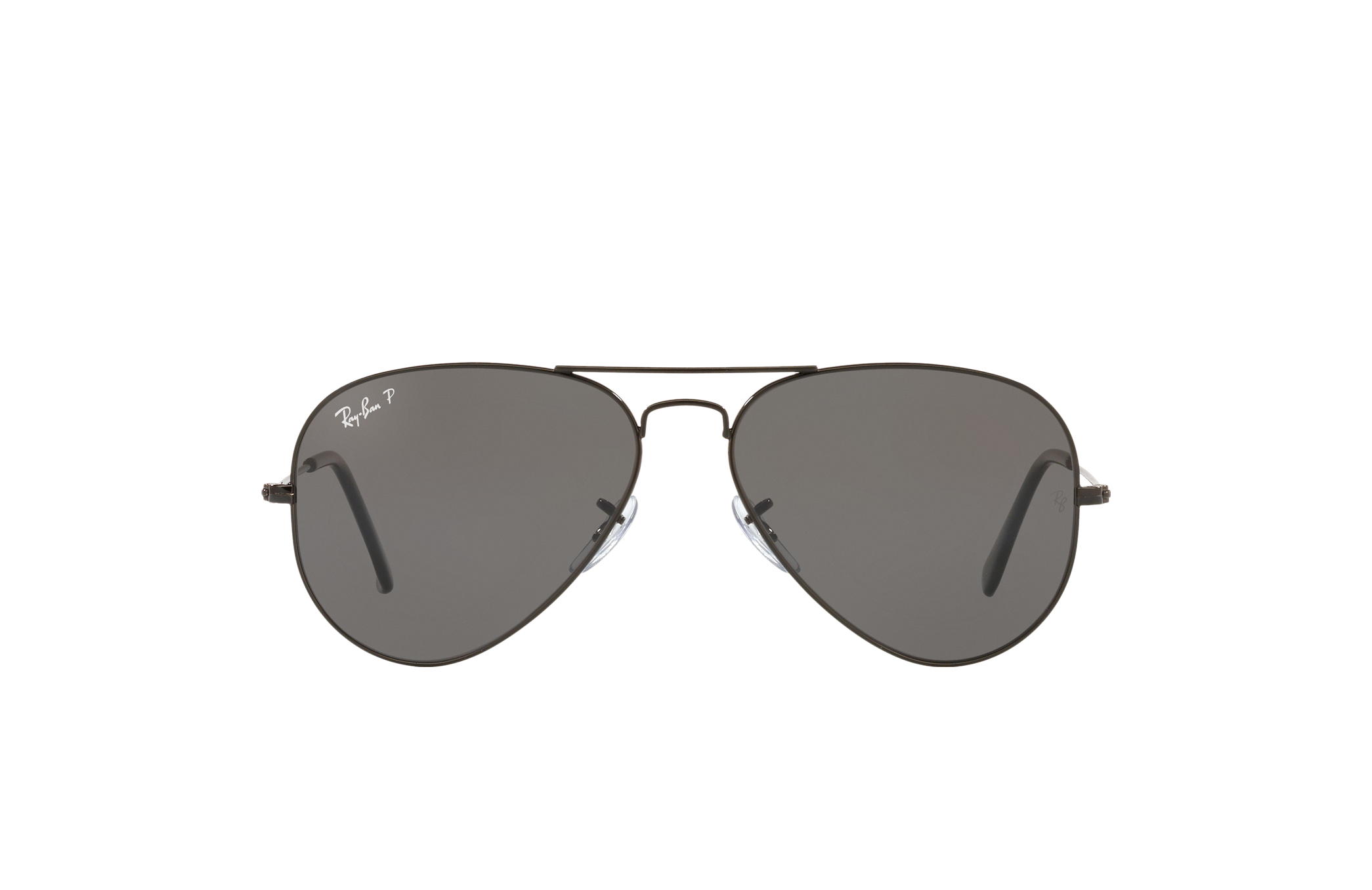 large all black ray ban aviators