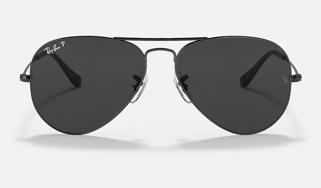 Pompeii Voorlopige naam werper Aviator Total Black Sunglasses in Black and Black | Ray-Ban®