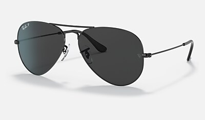AVIATOR TOTAL BLACK Sunglasses in Black and Black - RB3025 | Ray ...